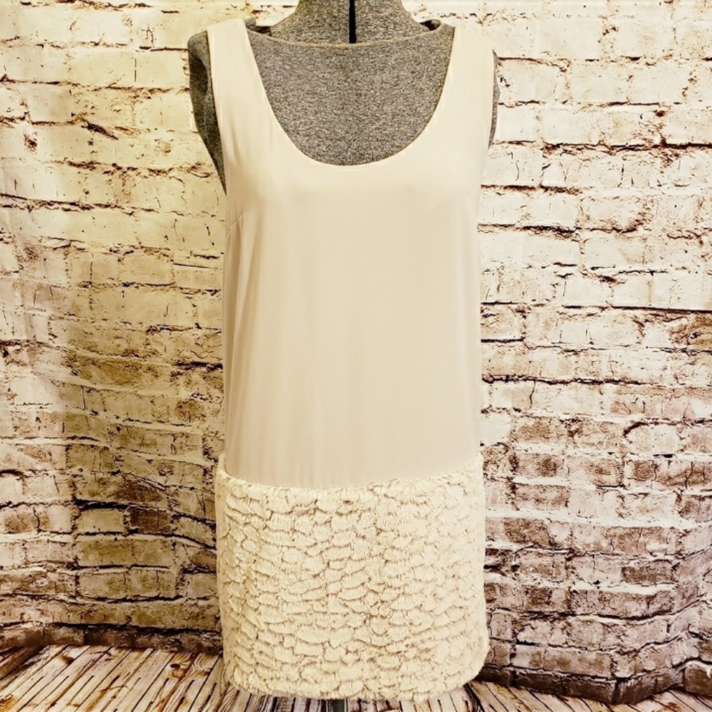 RACHEL Rachel Roy Sleeveless Dress Faux Fu…